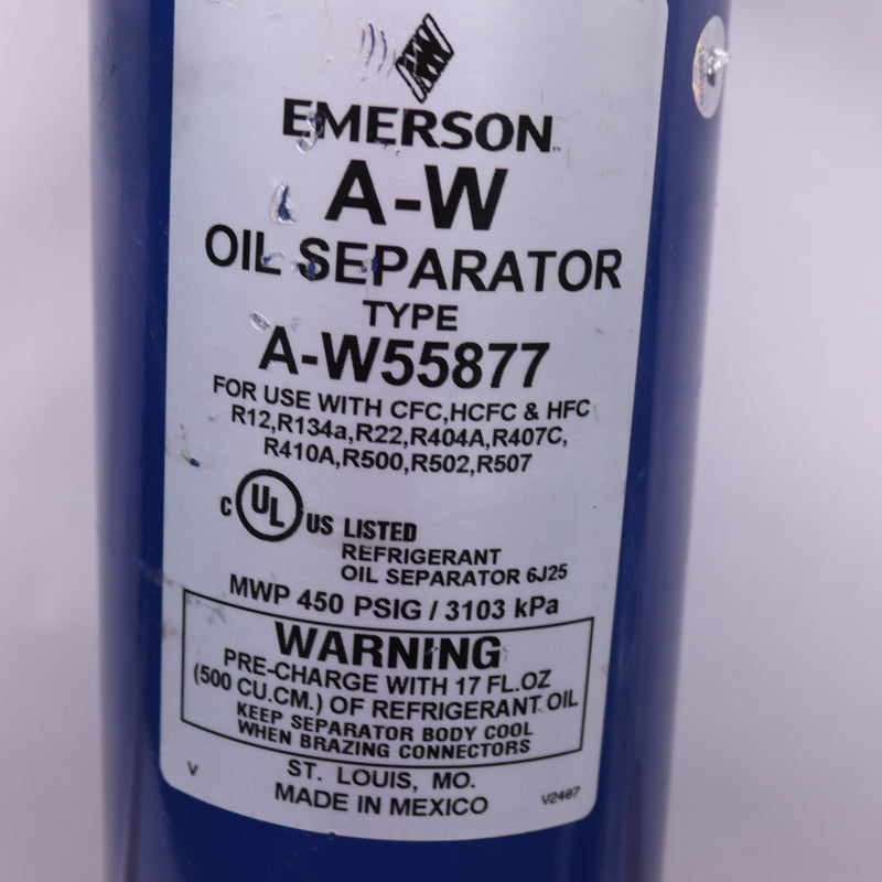 Emerson Welded Oil Separator 450psi 7/8" AW-55877