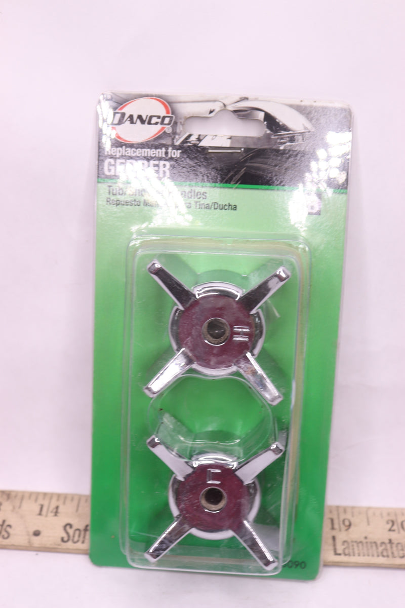 (2-Pk) Danco Cross Style Faucet Handle Metal 88090