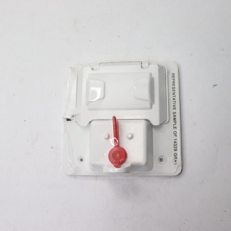 Sigma Weatherproof Outlet Box Cover White 2-Gang 14329WH