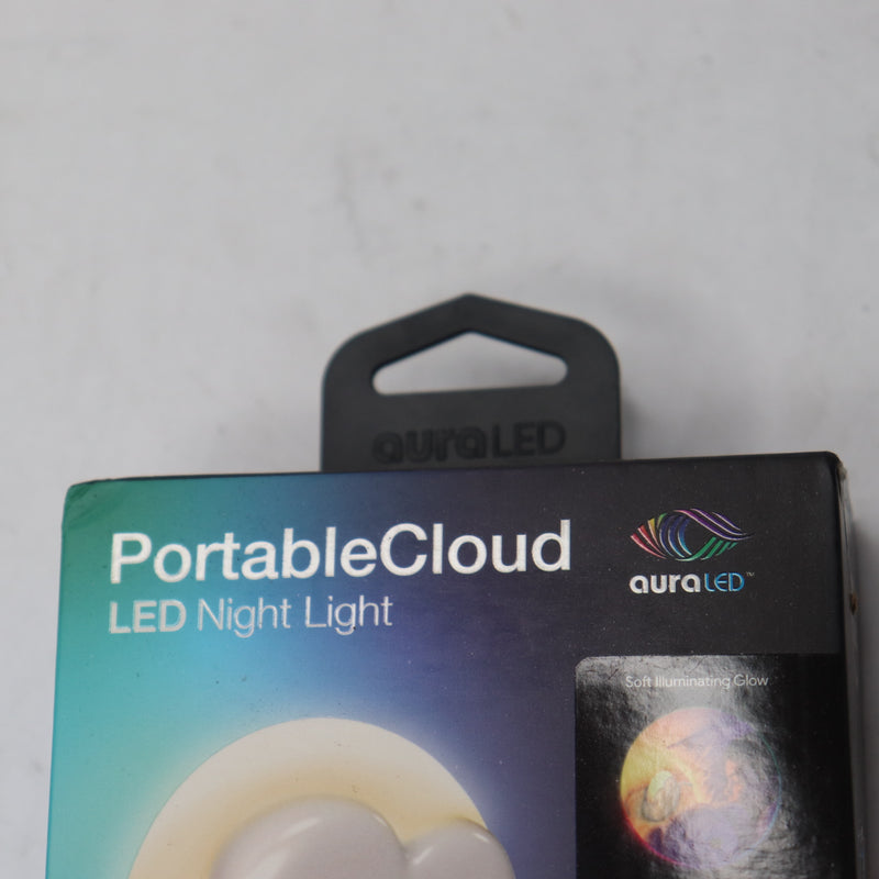 Tzumi 1-Watt Aura LED Portable Cloud Light in White