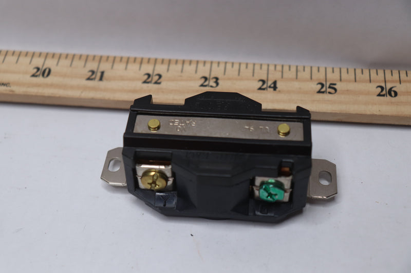 Leviton Flush Mounting Locking Receptacle 20 Amp 125/250 Volt Industrial Grade