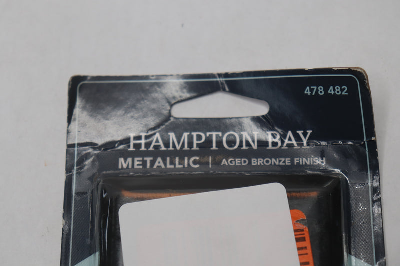 Hampton Bay 1-Toggle Wall Plate Metallic Steel Aged Bronze 163TDBHB