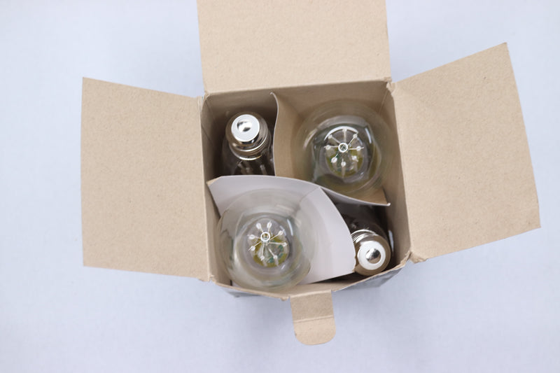 (4-Pk) Feit Electric Filament  Vintage Edison LED Light Bulb White ST19 60W Eqv