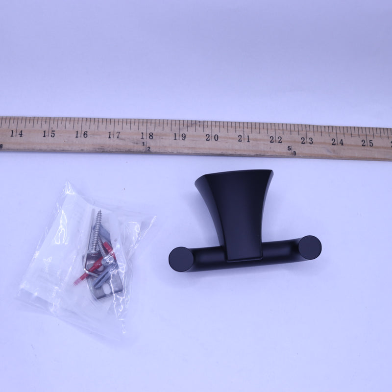 Kohler Rubicon Single Robe Hook in Matte Black 1005-271-473