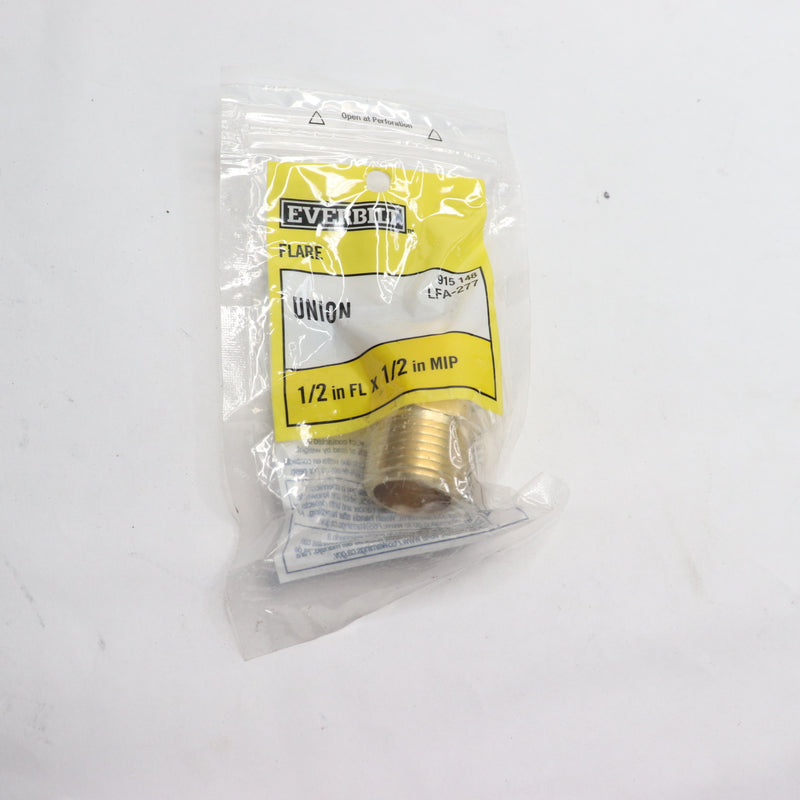 Everbilt Flare Union 1/2" FL x 1/2" MIP LFA-277 915148