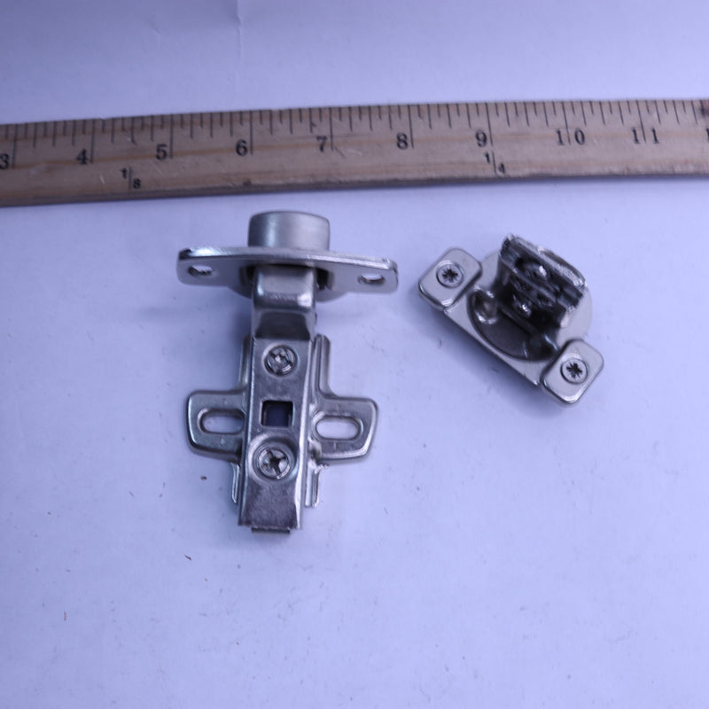 Everbilt Overlay Face Frame Cabinet Hinge 105 Degree Steel 1/2"