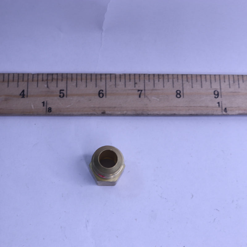 Everbilt 1/2 in. Flare x 3/8 in. FIP Brass Adapter Fitting