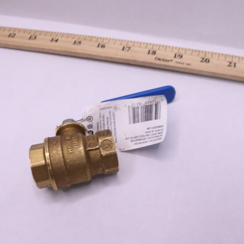 Full Port Ball Valve Brass FPT 3/4" 869637