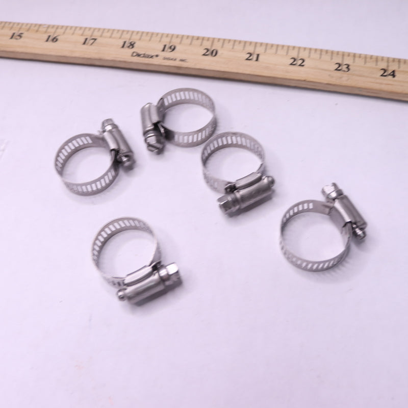 (5-Pk) Everbilt Hose Clamp Stainless Steel 1-3/4-2-3/4