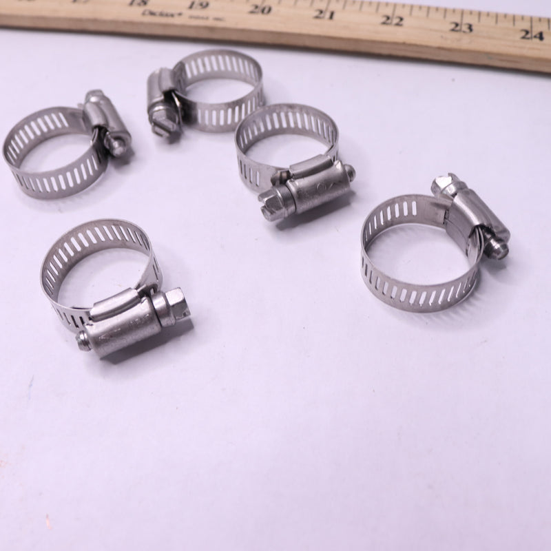 (5-Pk) Everbilt Hose Clamp Stainless Steel 1-3/4-2-3/4