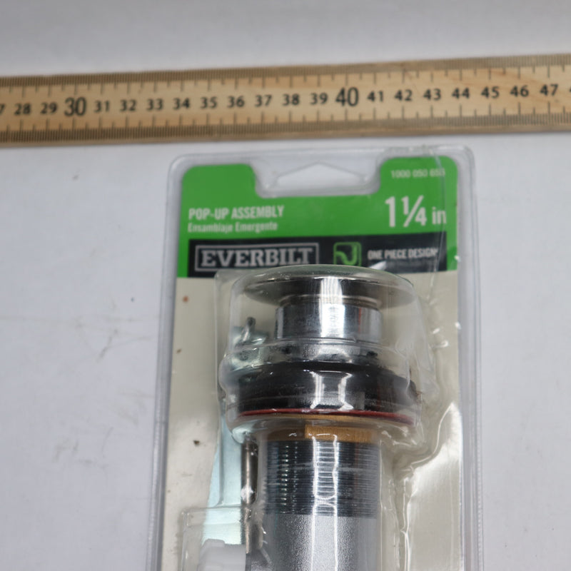 Everbilt Sink Drain Pop-Up Drain Assembly Brushed Nickel 1-1/4" 1000 050 656