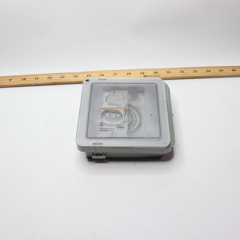 Receptacle Cover 2-Gang Extra Duty Non-Metallic Low Profile - Complete