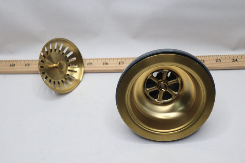 Vigo Kitchen Sink Strainer Matte Brushed Gold 4" VGSTRAINERMG