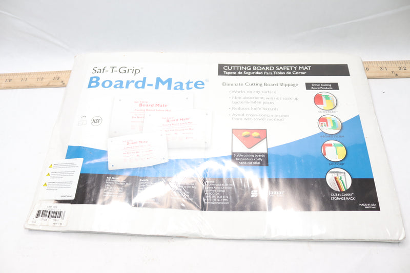 San Jamar Saf-T-Grip Board-Mate Cutting Board Safety Mat 10" x 16" CBM1016