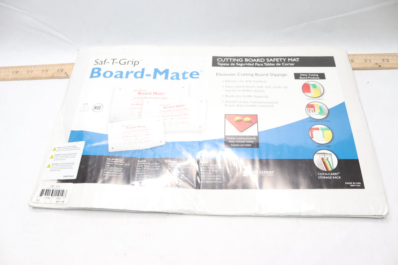 San Jamar Saf-T-Grip Board-Mate Cutting Board Safety Mat 10" x 16" CBM1016