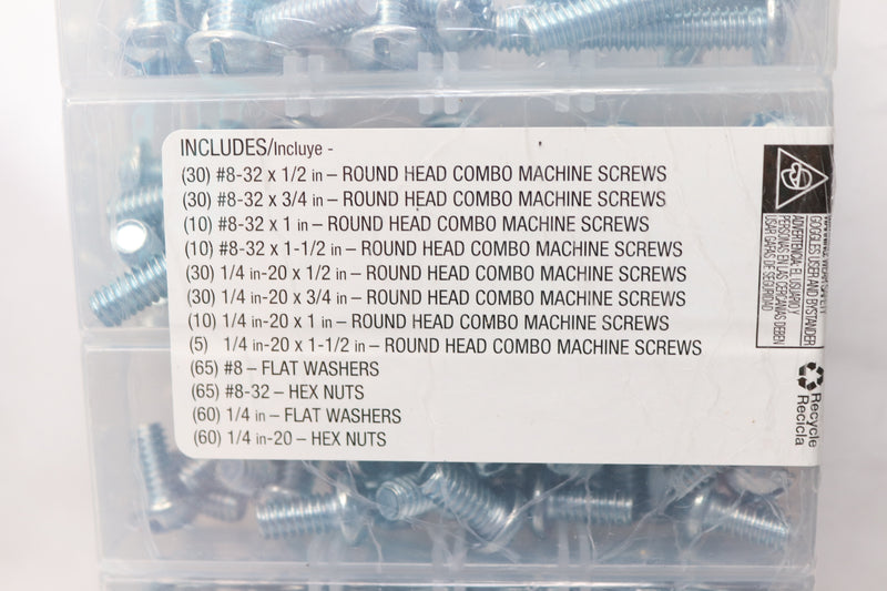 Everbilt 405-Piece Machine Screw Kit Zinc Plated 1001372033