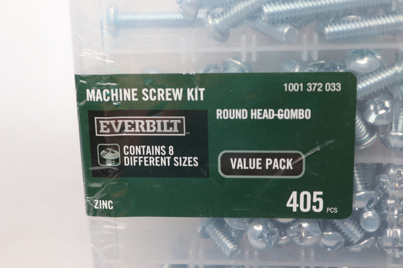 Everbilt 405-Piece Machine Screw Kit Zinc Plated 1001372033