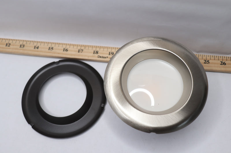 Commercial Electric LED Retrofit Recessed Light Trim White 4"