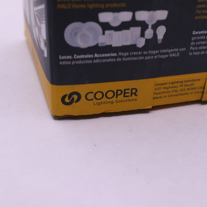 Cooper Smart Canless LED Recessed Light Kit White 4" HLB4069BLE40AWH