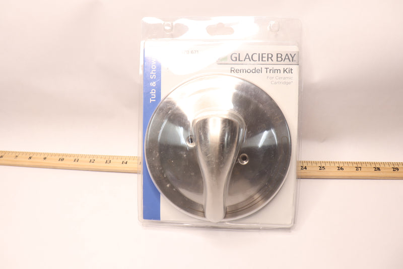 Glacier Bay Valve Trim Kit 1-Handle Brushed Nickel 1006879671