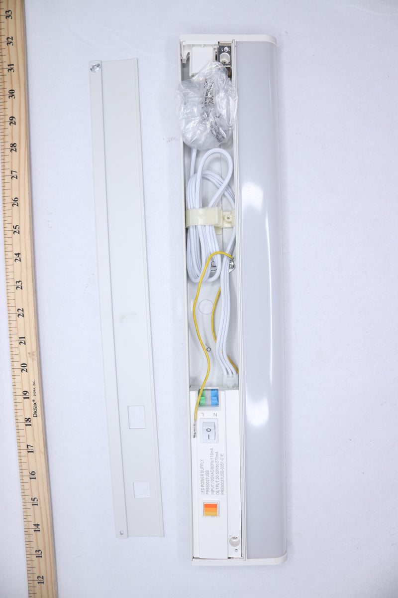 Direct Wire LED White CCT Changing Under Cabinet Light Aluminum 18" PL9034