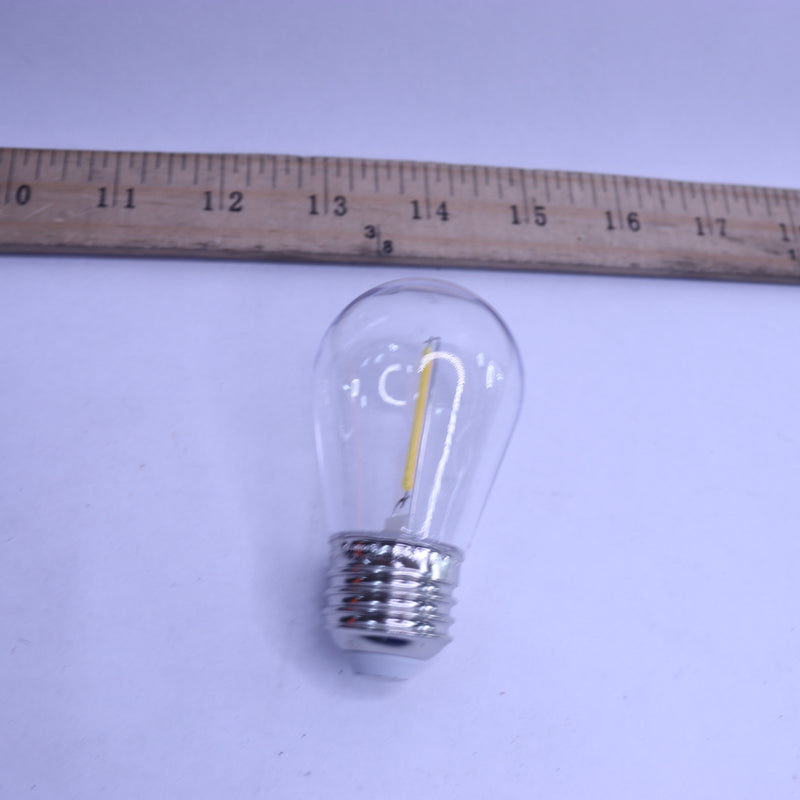 (4-Pk) Feit Electric LED Bulb 1W 70 Lm 2700K S14/927CA/FILED/4
