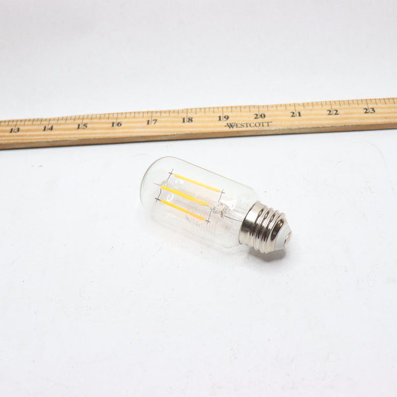 Feit Electric Vintage LED Light Bulb Glass Clear Daylight E26 T14 40W