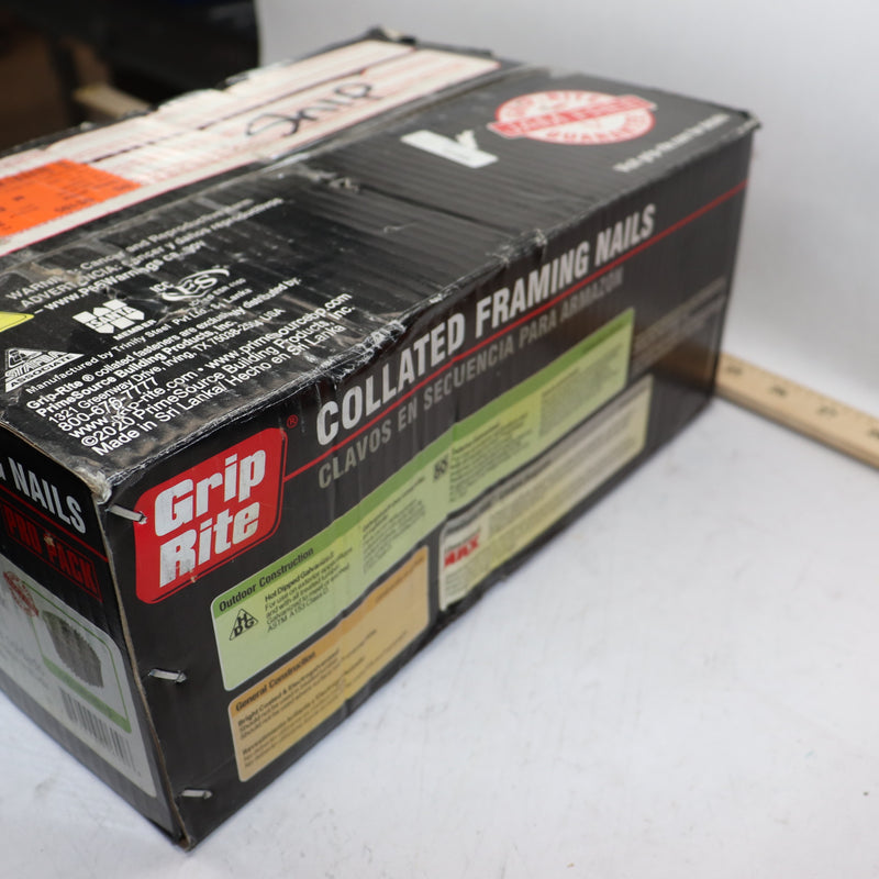 (Approx. 3000) Grip Rite Prime Guard 15-Deg Exterior Coil Framing Nail