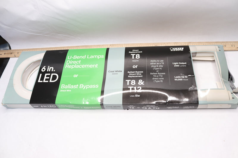 Feit Electric Direct Replacement Linear LED Light Bulb Cool White T8 32W 6"