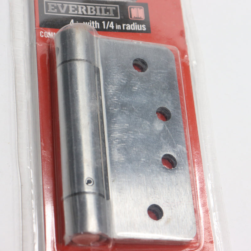 Everbilt Adjustable Hinge Spring Satin Chrome 4" w/ 1/4" Radius 1002316493