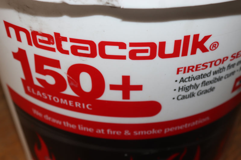 Rectorseal Pail Metacaulk Mc 150+ Firestop Sealant Red 5-Gallon 66389