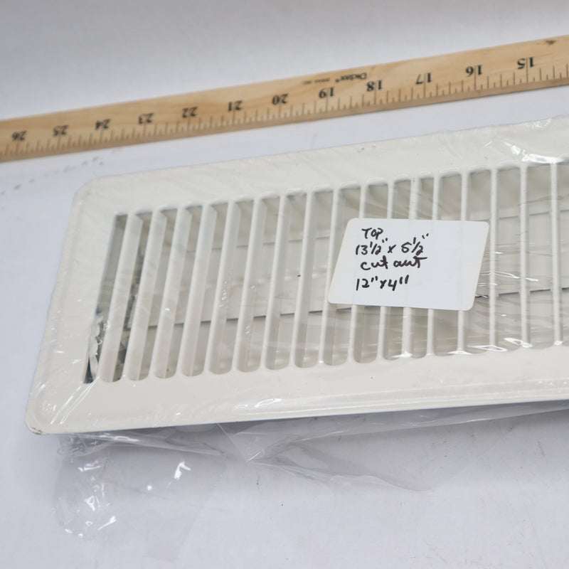 Sidewall and Ceiling Return Air Grille White 13-1/2" x 5-1/2"