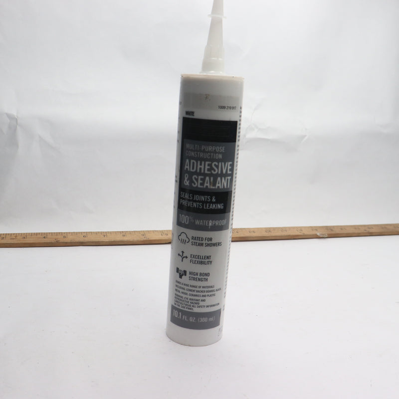 Everbilt Multi-Purpose Construction Adhesive & Sealant White 10.1oz 1009219917