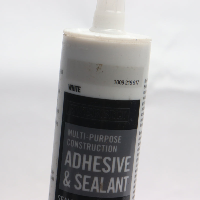 Everbilt Multi-Purpose Construction Adhesive & Sealant White 10.1oz 1009219917