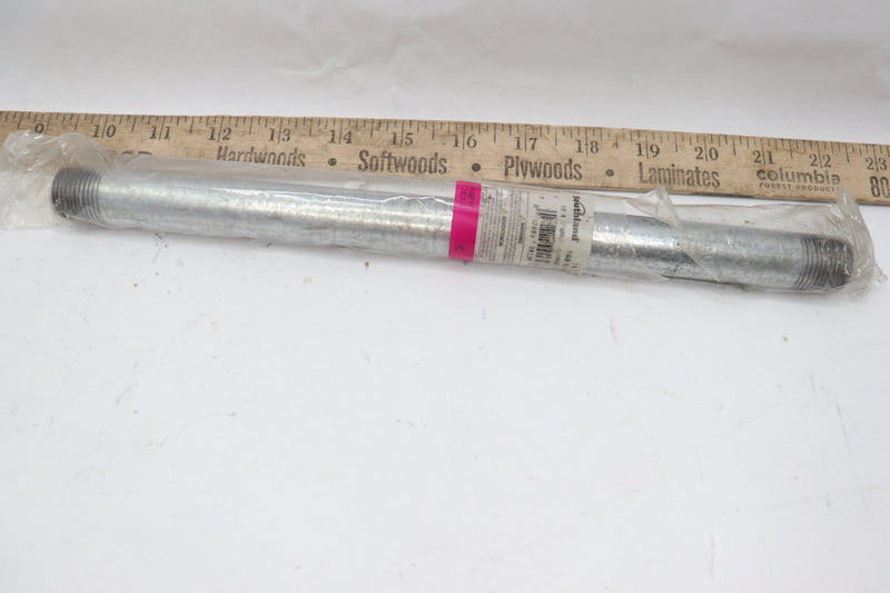 Southland Nipple 316L Stainless Steel Threaded Both Ends Sch 40 1/2" x 12" NPT