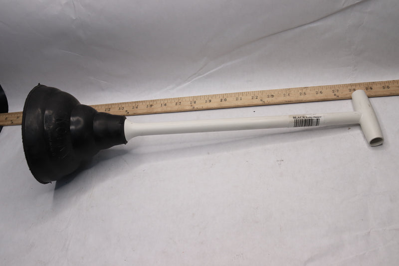 Korky Toilet Plunger White 16" L x 6"Dia.