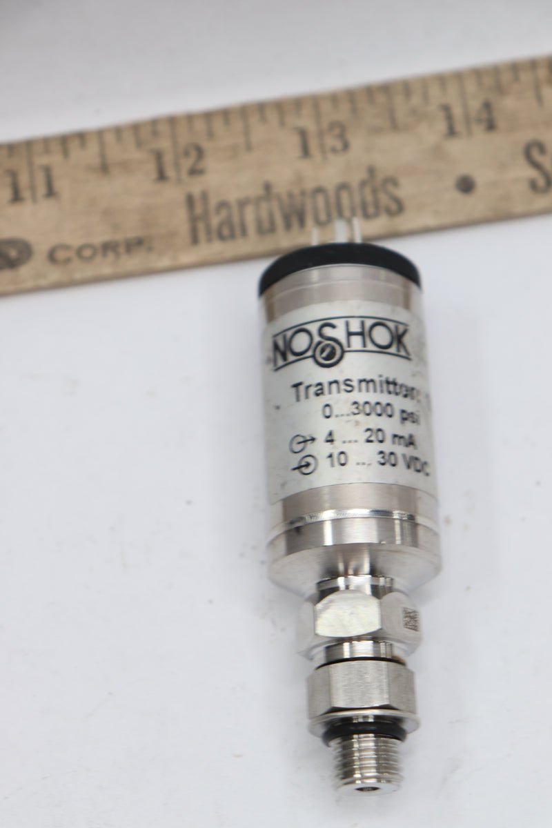 Noshok Pressure Transmitter 10-30VDC In, 4-20mA Out 0-300 psi 100-3000-1-1-3-7