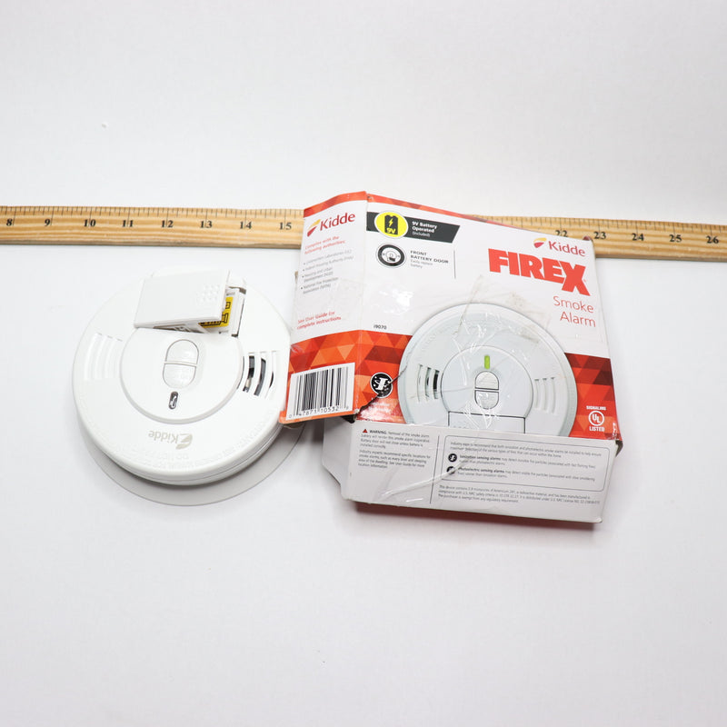 Kidde Front Load Battery-Operated Ionization Sensor Smoke Alarm I9070