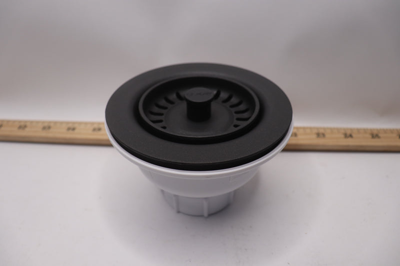 Elkay Drain Fitting Polymer Black For 3-1/2&quot; Sink Opening