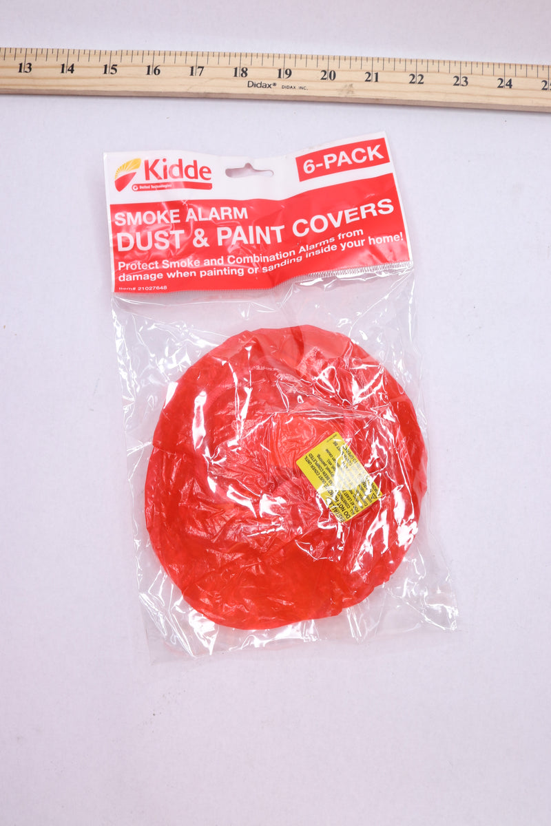 (6-Pk) Kidde Smoke Alarm Dust/Paint Cover 0000-7603-00