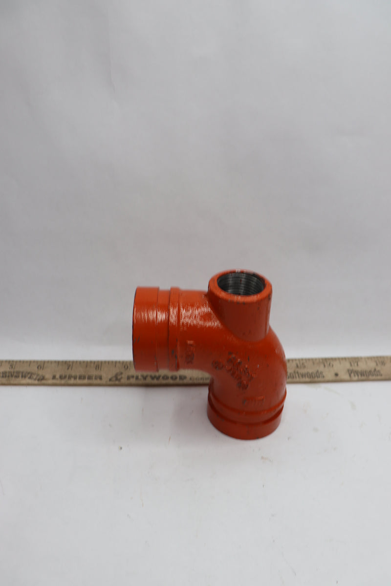 Rasco Grooved Drain Elbow 1-1/2" x 1" FNPT Outlet DR901-2"X1"