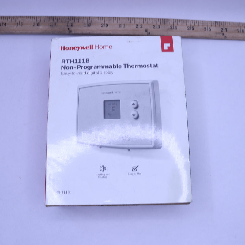 Honeywell Digital Non Programmable Thermostat White RTH111B1024