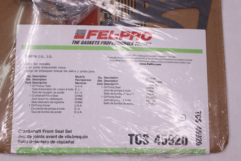 Fel-Pro Crankshaft Front Seal Set TCS45920