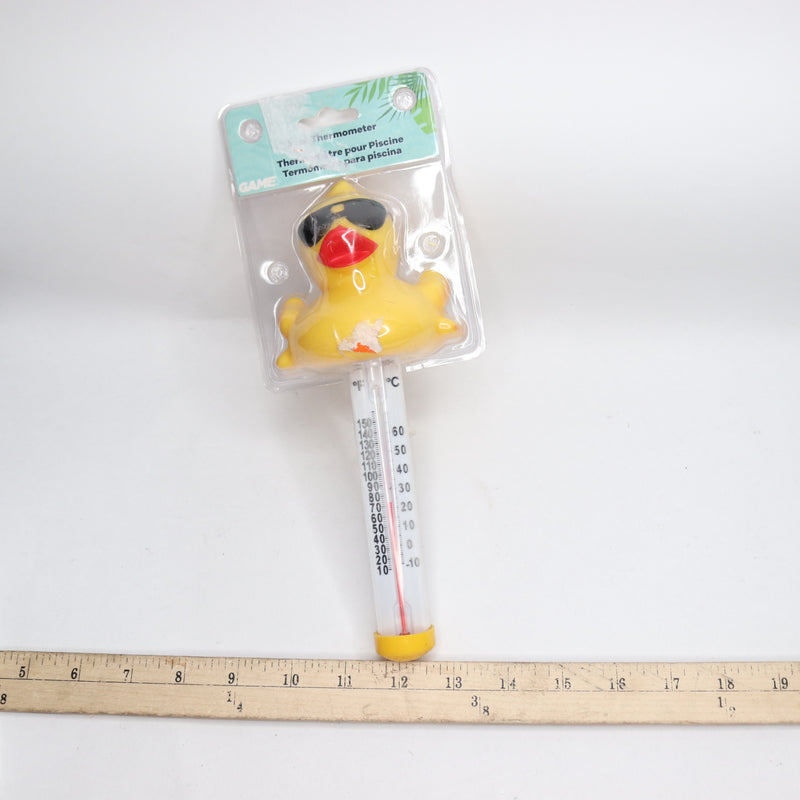 Game Derby Duck Spa and Pool Thermometer 9" x 3-1/2" 7000