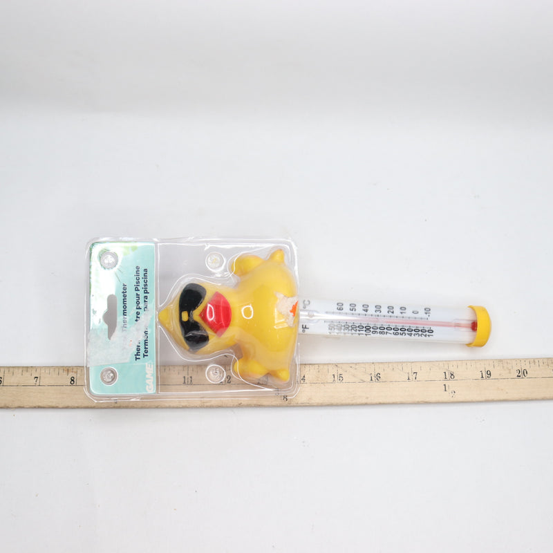 Game Derby Duck Spa and Pool Thermometer 9" x 3-1/2" 7000