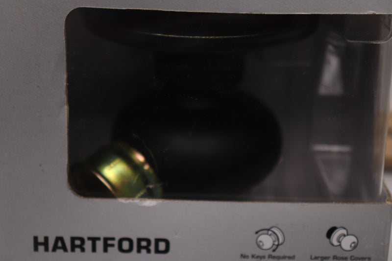 Defiant Bed/Bath Door Knob Set Matte Black 1007 789 937