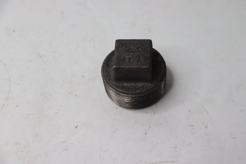 Threaded Square Plug Carbon Steel Schedule 80 1-1/4"