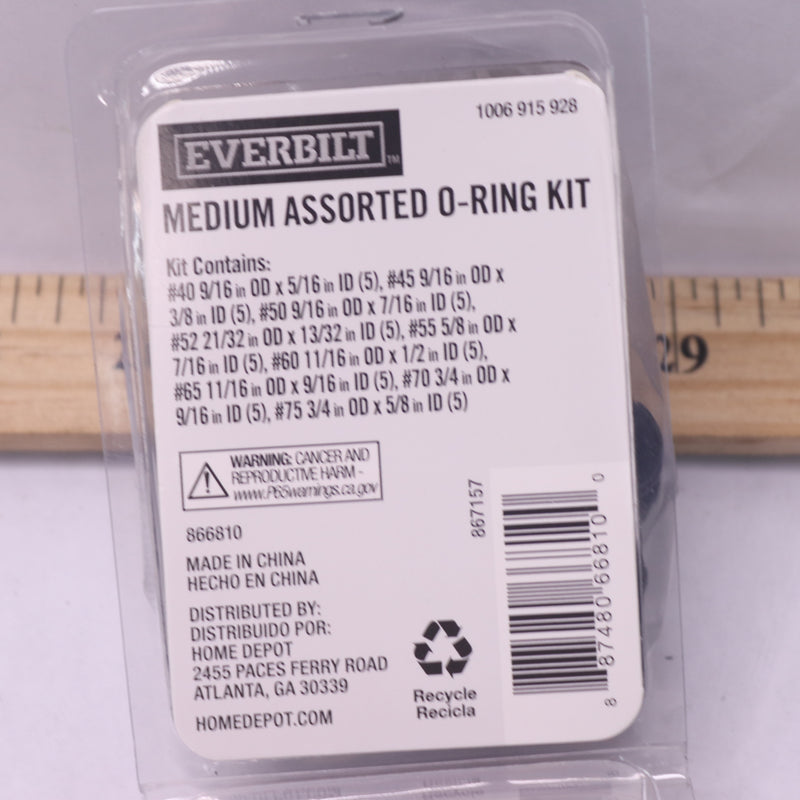 (45-Pk) Everbilt Assorted O-Ring Kit Medium 1006 915 928