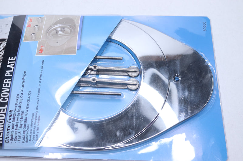 Danco Faucet Remodeling Plate Chrome 80000