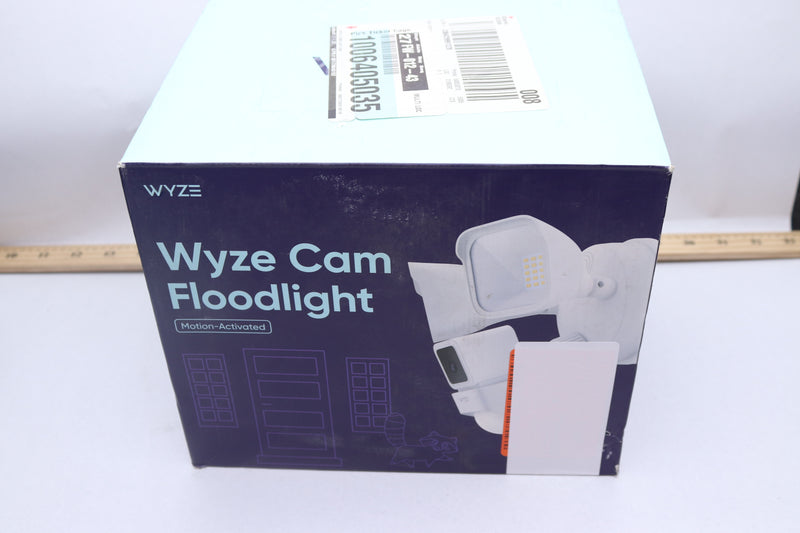 Wyze Outdoor Cam Floodlight 270° IP65 1080P HD 105dB 2600lm LED 120V WYZEC3FL